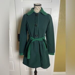 Cloth Dormeuil Green Custom Pea Coat